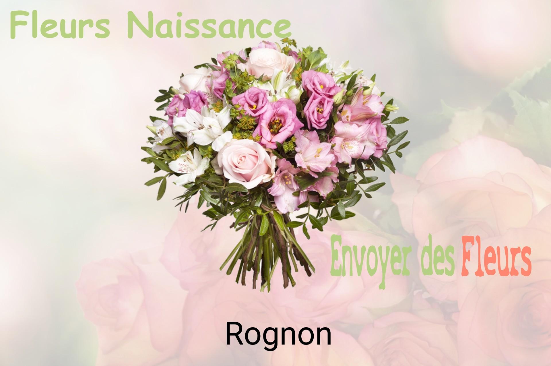 Bouquet de fleurs de naissance livré à Rognon